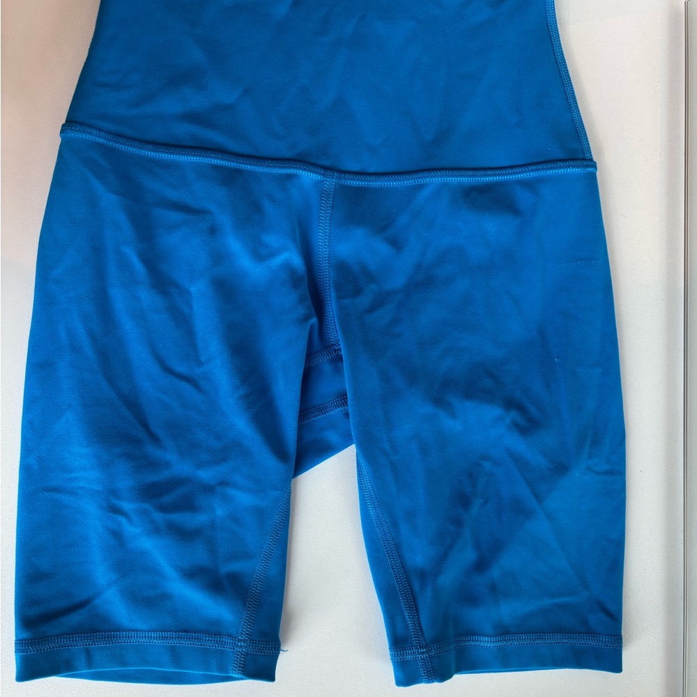 Lululemon Athletica Blue Bike Shorts Performance Wear